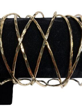 Gold Tone Women's Open Cuff Bracelet‎